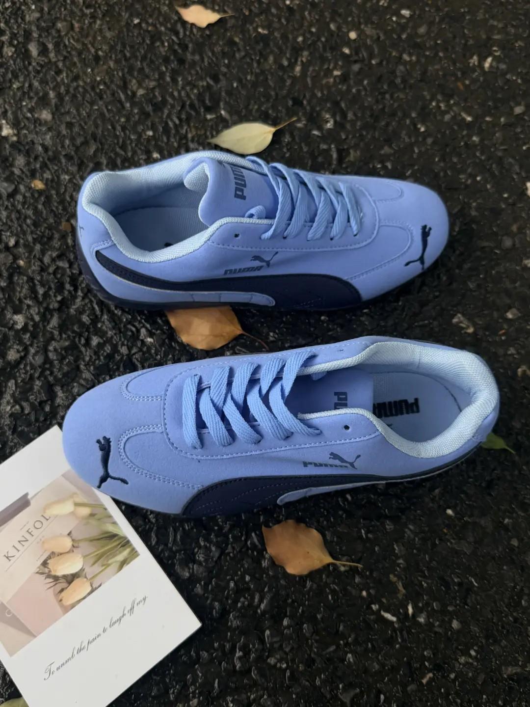 谁懂啊💙这双冰蓝彪马也太显白了